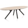 Minato 240 x 110cm Oval Dining Table (Light Natural Oak Finish) by Habufa Minato 240 x 110cm Oval Dining Table (Light Natural Oak Finish) by Habufa