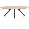Minato 240 x 110cm Oval Dining Table (Light Natural Oak Finish) by Habufa Minato 240 x 110cm Oval Dining Table (Light Natural Oak Finish) by Habufa