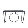 Aurora Black Metal Console Table Aurora Black Metal Console Table