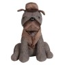 Pug With Hat Doorstop