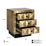 Collada 3 Drawer Side Cabinet by Richmond Interiors Collada 3 Drawer Side Cabinet by Richmond Interiors
