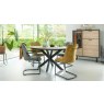 Avalox 130 x 110cm Fixed Rounded Dining Table by Habufa Avalox 130 x 110cm Fixed Rounded Dining Table by Habufa