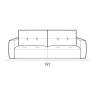 Gravina Sofa - Slim Arm Version (191cm) by Italia Living