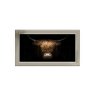 Highland Cow Headshot Framed Art