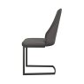 Mancini Dining Chair (Dark Grey Faux Leather) Mancini Dining Chair (Dark Grey Faux Leather)