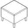 Alaska Footstool by Meridian Upholstery Alaska Footstool by Meridian Upholstery