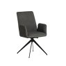 Elaine Swivel Dining Chair (Grey PU)