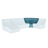 Fox Trot 115 x 155cm Corner Module (F5675-000) by Calia Italia Fox Trot 115 x 155cm Corner Module (F5675-000) by Calia Italia
