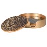 Set Of 4 Leopard Print Coasters Set Of 4 Leopard Print Coasters