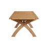 Queensbury Oak Small Cross Leg 180-260cm Extending Dining Table Queensbury Oak Small Cross Leg 180-260cm Extending Dining Table