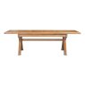 Queensbury Oak Small Cross Leg 180-260cm Extending Dining Table Queensbury Oak Small Cross Leg 180-260cm Extending Dining Table