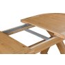 Queensbury Oak Oval Cross Leg 176-256cm Extending Dining Table Queensbury Oak Oval Cross Leg 176-256cm Extending Dining Table