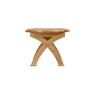 Queensbury Oak Oval Cross Leg 176-256cm Extending Dining Table Queensbury Oak Oval Cross Leg 176-256cm Extending Dining Table