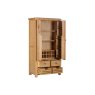 Queensbury Oak Double Larder Cupboard Queensbury Oak Double Larder Cupboard