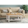 Queensbury Painted Coffee Table with Shelf Queensbury Painted Coffee Table with Shelf