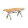 Queensbury Painted Oval Cross Leg 176-256cm Extending Dining Table Queensbury Painted Oval Cross Leg 176-256cm Extending Dining Table