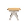 Queensbury Painted Oval Cross Leg 176-256cm Extending Dining Table Queensbury Painted Oval Cross Leg 176-256cm Extending Dining Table