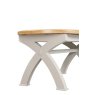 Queensbury Painted Oval Cross Leg 176-256cm Extending Dining Table Queensbury Painted Oval Cross Leg 176-256cm Extending Dining Table