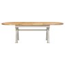 Queensbury Painted Oval Cross Leg 176-256cm Extending Dining Table Queensbury Painted Oval Cross Leg 176-256cm Extending Dining Table