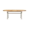 Queensbury Painted Oval Cross Leg 176-256cm Extending Dining Table Queensbury Painted Oval Cross Leg 176-256cm Extending Dining Table