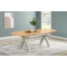 Queensbury Painted Oval Cross Leg 176-256cm Extending Dining Table Queensbury Painted Oval Cross Leg 176-256cm Extending Dining Table