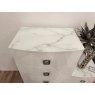Kate 5 Drawer Tall Chest with Marble Top (Showroom Clearance) Kate 5 Drawer Tall Chest with Marble Top (Showroom Clearance)