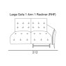 Bolzano Large Sofa 1 Arm 1 Recliner (RHF) by Italia Living