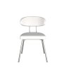 Margot Dining Chair by HND (White Faux Leather) Margot Dining Chair by HND (White Faux Leather)