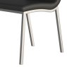 Audrey Dining Chair by HND (Black Faux Leather) Audrey Dining Chair by HND (Black Faux Leather)