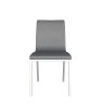 Audrey Dining Chair by HND (Grey Faux Leather) Audrey Dining Chair by HND (Grey Faux Leather)