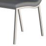 Audrey Dining Chair by HND (Grey Faux Leather) Audrey Dining Chair by HND (Grey Faux Leather)