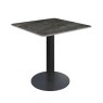 Santos 80 x 80cm Square Gloss Grey Ceramic Dining Table Santos 80 x 80cm Square Gloss Grey Ceramic Dining Table