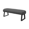 Nino Dark Grey Backless Dining Bench Nino Dark Grey Backless Dining Bench
