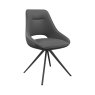 Cerutti Dark Grey Swivel Dining Chair Cerutti Dark Grey Swivel Dining Chair