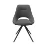 Cerutti Dark Grey Swivel Dining Chair Cerutti Dark Grey Swivel Dining Chair