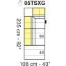 Tuniz LHF 108 x 235cm Terminal Module by Marinelli Home Tuniz LHF 108 x 235cm Terminal Module by Marinelli Home