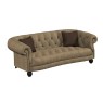 Caledonian Petit Sofa by Tetrad Harris Tweed