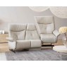 Loona Trapezoidal Electric Recliner Sofa with Lift & Rise in Right Seat (4484-78QR) by Himolla