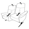 Loona 2.5 Seater Electric Recliner Sofa with Lift & Rise in Right Seat (4484-36QR) by Himolla Loona 2.5 Seater Electric Recliner Sofa with Lift & Rise in Right Seat (4484-36QR) by Himolla