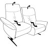 Loona 2.5 Seater Electric Recliner Sofa with Lift & Rise in Left Seat (4484-35QR) by Himolla Loona 2.5 Seater Electric Recliner Sofa with Lift & Rise in Left Seat (4484-35QR) by Himolla