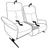 Loona 2.5 Seater Electric Recliner Sofa with Table and Lift & Rise in Left Seat (4484-31QR) Loona 2.5 Seater Electric Recliner Sofa with Table and Lift & Rise in Left Seat (4484-31QR)