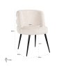 Stella Dining Chair (Beige Chenille) by Richmond Interiors Stella Dining Chair (Beige Chenille) by Richmond Interiors