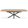 Chesterfield 180-230 x 100cm Extending Dining Table (Danish Oval Version) by MaxFurn Chesterfield 180-230 x 100cm Extending Dining Table (Danish Oval Version) by MaxFurn