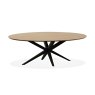Wellington 275 x 130cm Dining Table (Oval Version) by MaxFurn