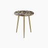Myra Blue & Black End Table Myra Blue & Black End Table