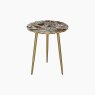 Myra Blue & Black End Table Myra Blue & Black End Table