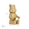 Decorative object Bear sitting (Gold) Decorative object Bear sitting (Gold)