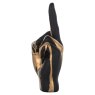 Decorative object hand digitus (Black/gold) Decorative object hand digitus (Black/gold)