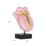 Decorative object Tongue pink (Pink) Decorative object Tongue pink (Pink)