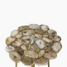 Myra Natural Agate Top End Table Myra Natural Agate Top End Table